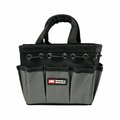 Brown Bag Co Tool Bag, 22565-1 Mighty Bag Compact Tool Storage Tote Gray, Gray BR10325